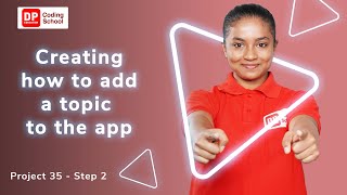 Project 35 - Step 2 - How to add a title