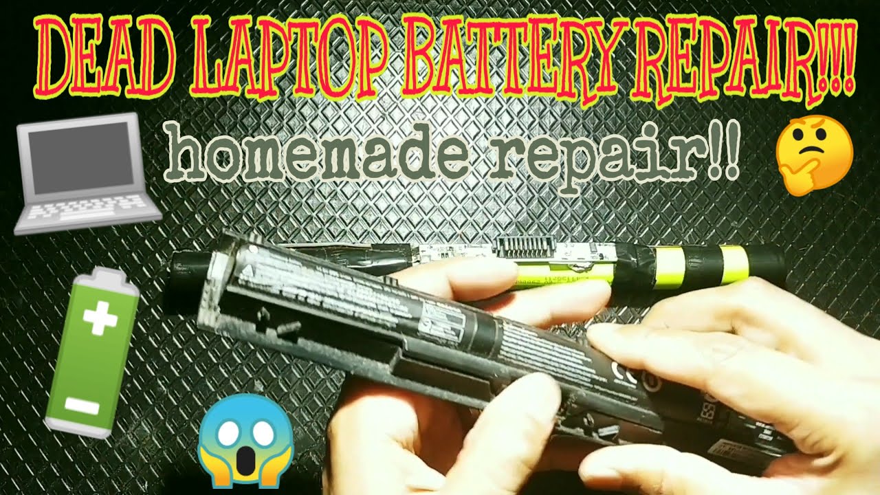 Dead laptop battery? Change it in 15 min at home - YouTube
