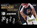 馬布爾第四節強拉尾盤 夢想家需要本土火力支援｜Match Day Highlights #PLG #唯有籃球