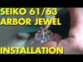 [TECH] - Installing BARREL Arbor Jewels on SEIKO 6139