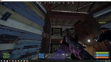 Dude afk while we raid base - Rust