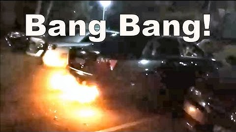 Audi A4 B6 Quattro 2step anti lag launch control shooting flames