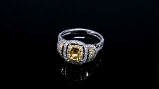 Halo Pave Diamond Engagement Ring | Diamond Mansion