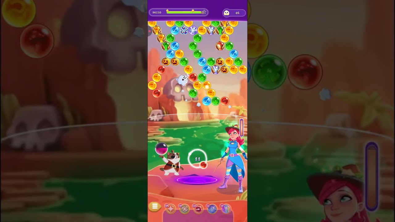 Bubble Witch 3 Saga - Level 7385 Gameplay