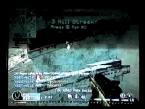 COD4: TRIPLE NOSCOPE THRU WALL!! MUST SEE!