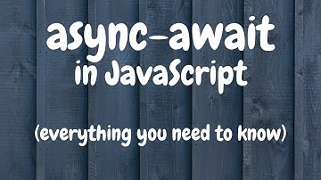 async-await in JavaScript - part 7 (Promise)