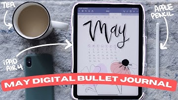 DIGITAL PLAN WITH ME | STARTING MY DIGITAL BUJO (goodnotes 5 + new iPad Air)