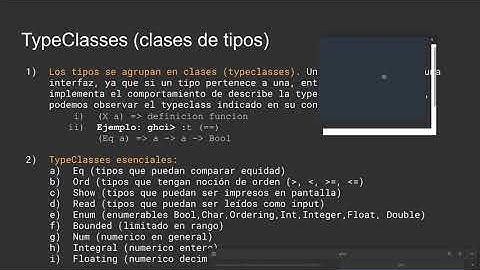 [INFO188-2021] Reunión 04 - Tipos, typeclasses, pattern matching y bindings