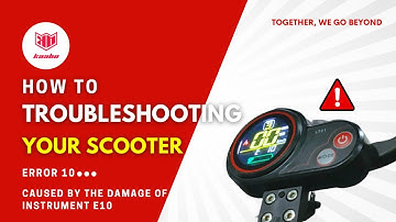 Kaabo Electric Scooter Troubleshooting Repair Methods of Error 10 | Kaabo official