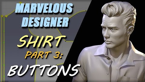 Marvelous Designer Shirt | Part 3, The Button Tool