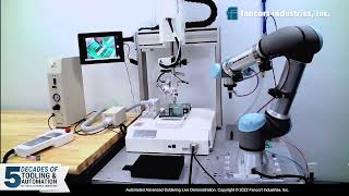 Recording: Automated Advanced Soldering (Live Demo) @UniversalRobotsVideo  Pick & Place