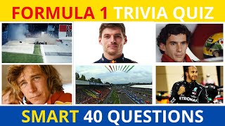 FORMULA 1 QUIZ  | HOW MUCH DO YOU KNOW ABOUT F1 |  F1 TRIVIA 40 QUESTIONS 🏁