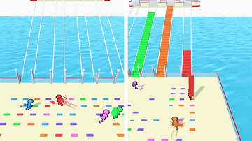 Bridge Race All Level Gameplay Android, ios (level 1-3)