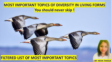 Topics you should never-ever skip Unit 9 - Diversity in Living Forms | CSIR NET Exam| GurMantra