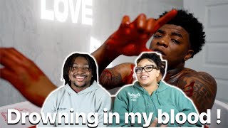 THIS IS DEEP ! Yungeen Ace - Drowning In Blood (Official Music Video) REACTION !