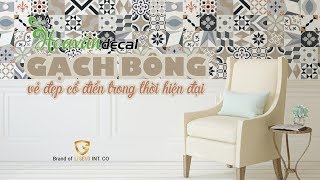 Decal Gạch Bông UV - Nghệ thuật biến đổi không gian nội thất Decal Gạch Bông UV - Nghệ thuật biến đổi không gian nội thất