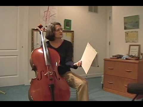 Cello Beginners Bowing Techniques Suzanne Dicker - YouTube