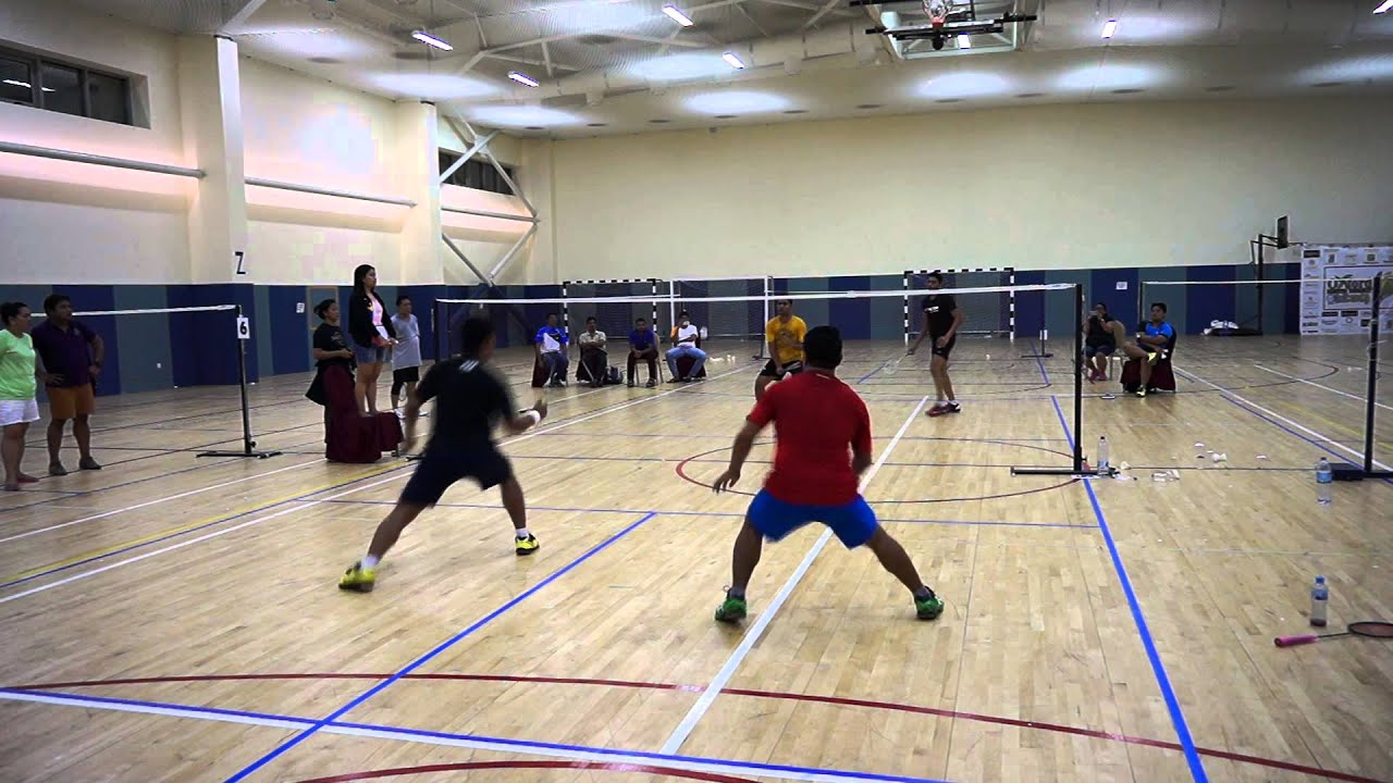 Oxford Badminton Tournament Abu Dhabi UAE 28112014 MDA F Edmund Vince