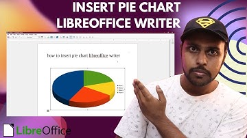 How to insert pie chart libreoffice writer | insert pie chart libre office writer