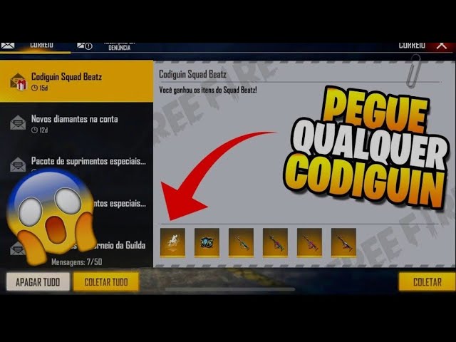 CODIGUIN FF junho 2022: código Incubadora disponível para resgate