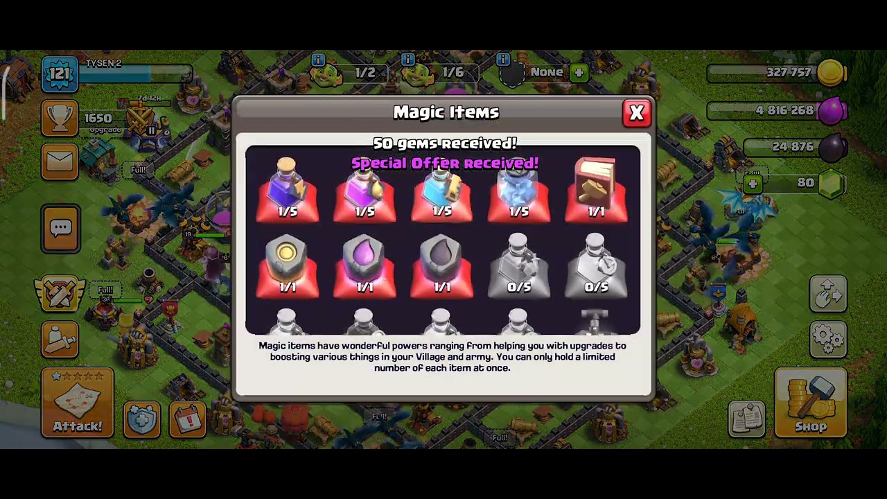 Mah first purchase in coc