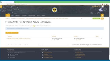 Moodle Tutorial | Feedback and Forum Activity |  Isra Foundation Schools