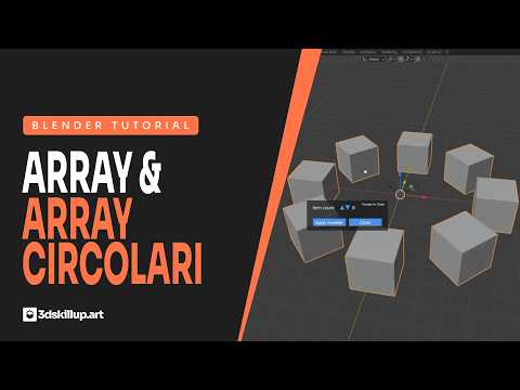 Array anc Circle Array made easy with JMesh and Blender