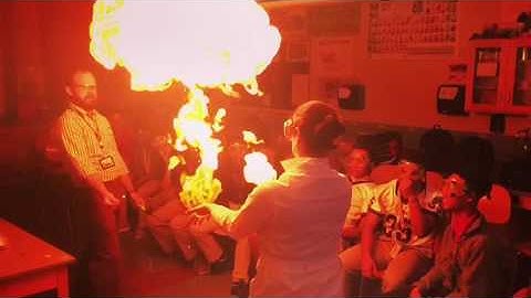 Methane Gas Bubble Experiment in Slo Mo