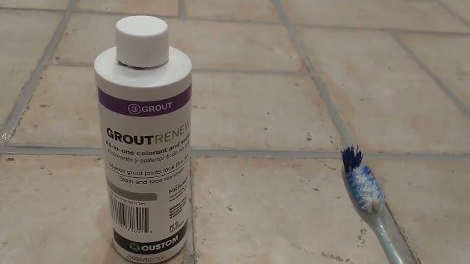 How to Paint Over Existing Grout