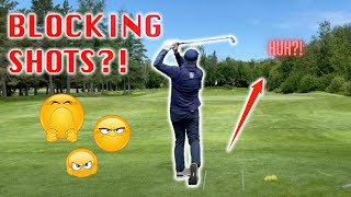 STOP BLOCKING YOUR SHOTS!  HOW TO HIT THEM STRAIGHT! 👉👉👉👉