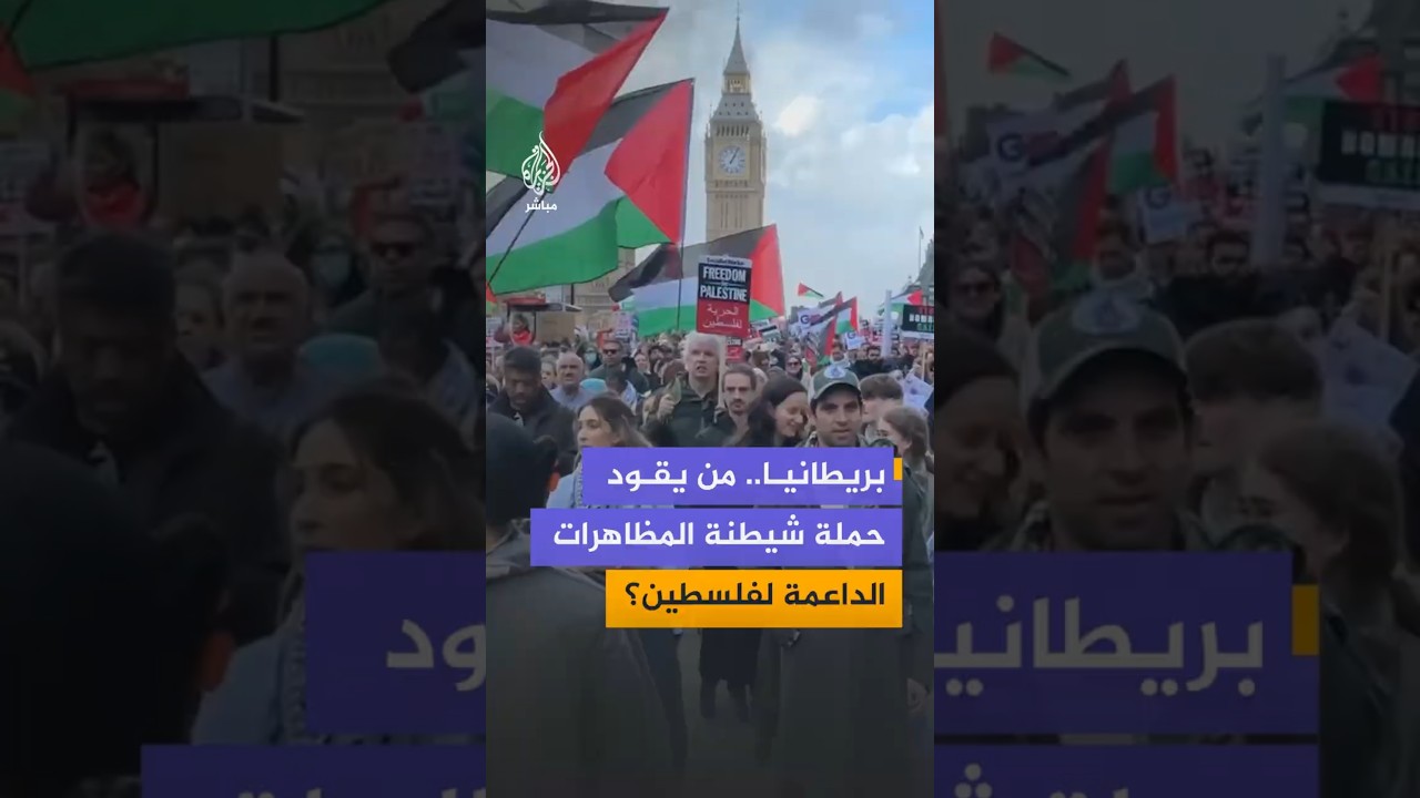 بريطانيا.. من يقود حملة شيطنة المظاهرات الداعمة لفلسطين؟