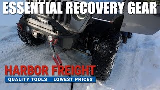 Essential OffRoad Recovery Gear from Harbor Freight