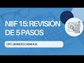 NIIF 15 Una revisión de los 5 pasos