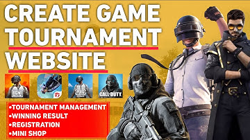 Create Free Fire Tournament Website | Make BGMI Tournament App | Registration Website /Make Freefire
