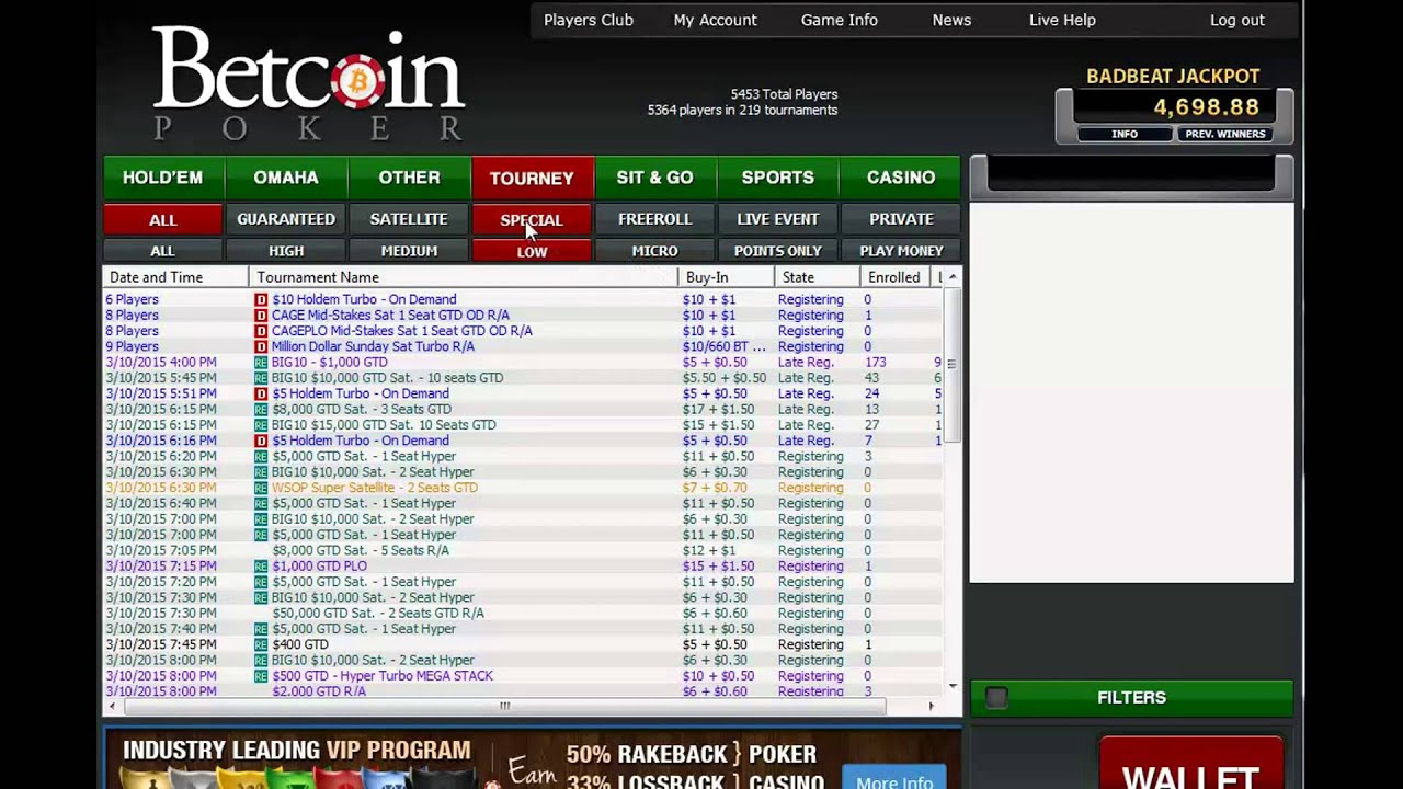 Betcoin Poker Review Play Online Poker With Bitcoin - 