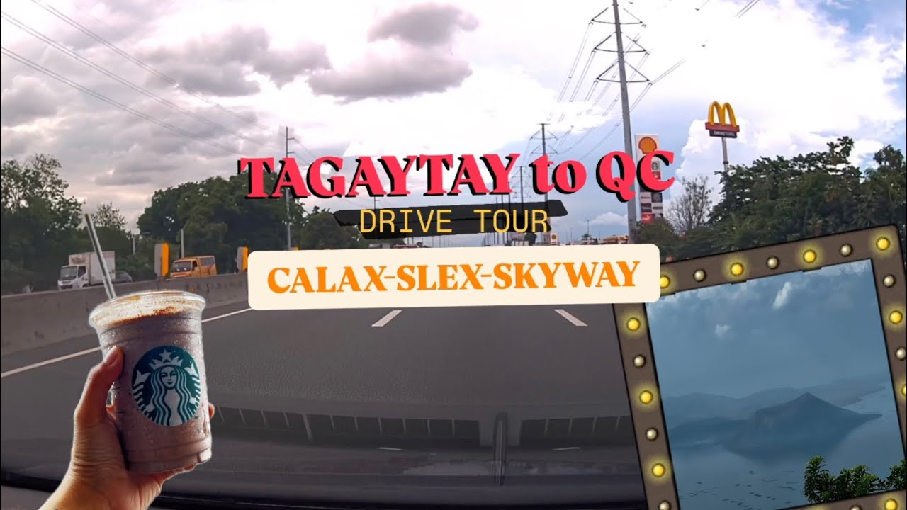 Tagaytay to QC via CALAX SLEX SKYWAY | Full Drive Experience