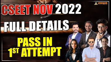 CSEET Nov 2022 | Full Details | New Rules | ✅ Pass in 1st Attempt | Company Secretary 1st Stage
