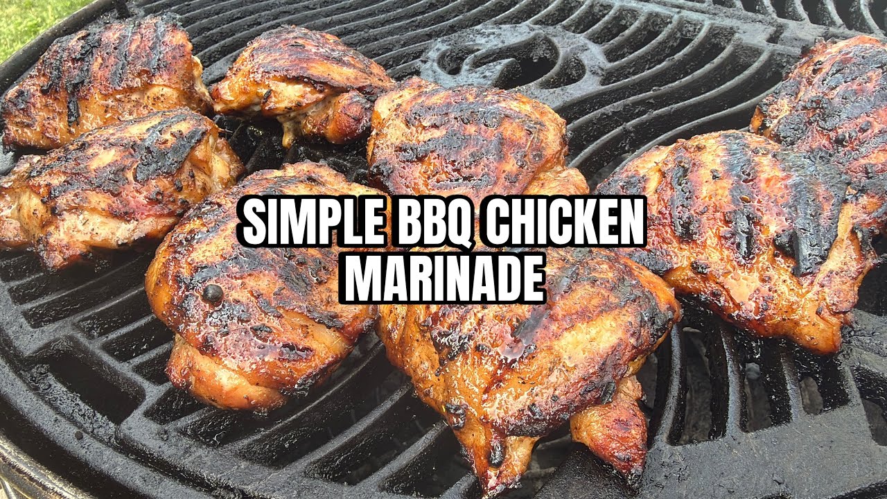 Hot Honey Marinated Charcoal Chicken Thighs — watch on YouTube