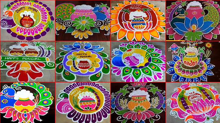 sankranthi muggulu 2025/Pongal rangoli designs 2025/bhogi kundala muggulu/Pongal kolam 2025#rangoli
