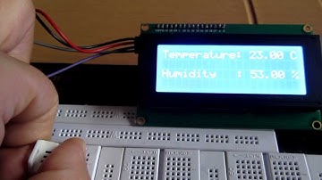 DHT22 + Arduino + I2C LCD Display