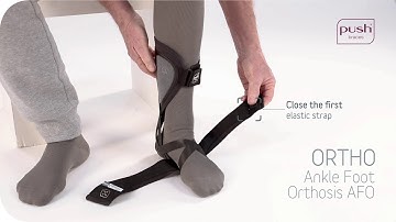Push Braces | Push ortho Ankle Foot Orthosis AFO | Instruction video