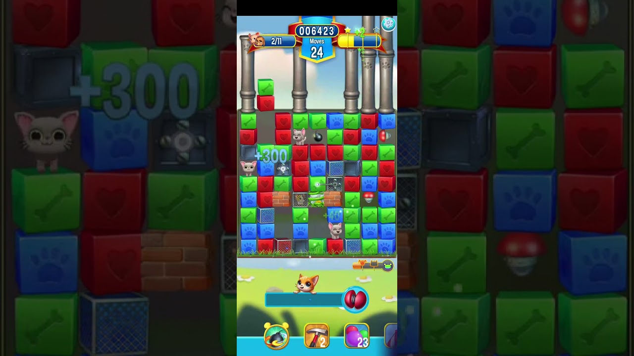 Pet Rescue Saga level 4521one hammer