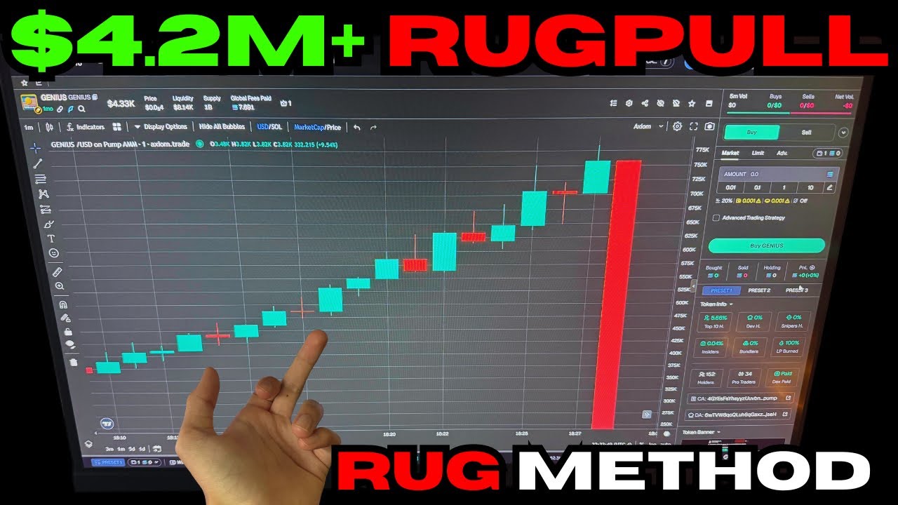 how to rug pull meme coins and make $4.2M+ (LIVE PROOF) - YouTube