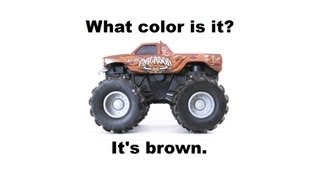 Car And Truck Colors - Featuring Monster Trucks - The Kids Picture Show Fun & Educational