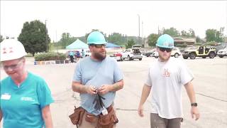 Lutheran Health Network staff partner with Habitat for Humanity building new home for family