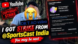 Information Sad 😞 I got Copyright Strike from @SportsCastIndia 🙏 Update