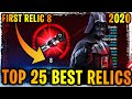 TOP 25 BEST RELICS IN 2020 (RELIC 8 UPDATE) - How Does Relic 8 Affect Ship Speeds + My First Relic 8