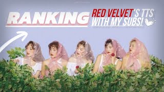 RANKING RED VELVET'S TITLE TRACKS (with my subs ♡)