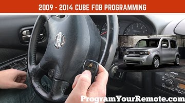 How to program a Nissan Cube remote key fob 2009 - 2014