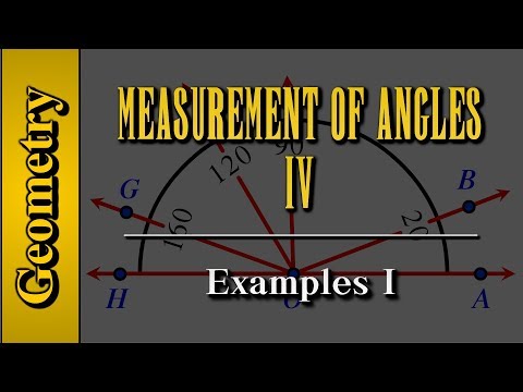 Geometry: Measurement of Angles (Level 4 of 9) | Examples I